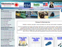 Tablet Screenshot of fiberopticcableproducts.com